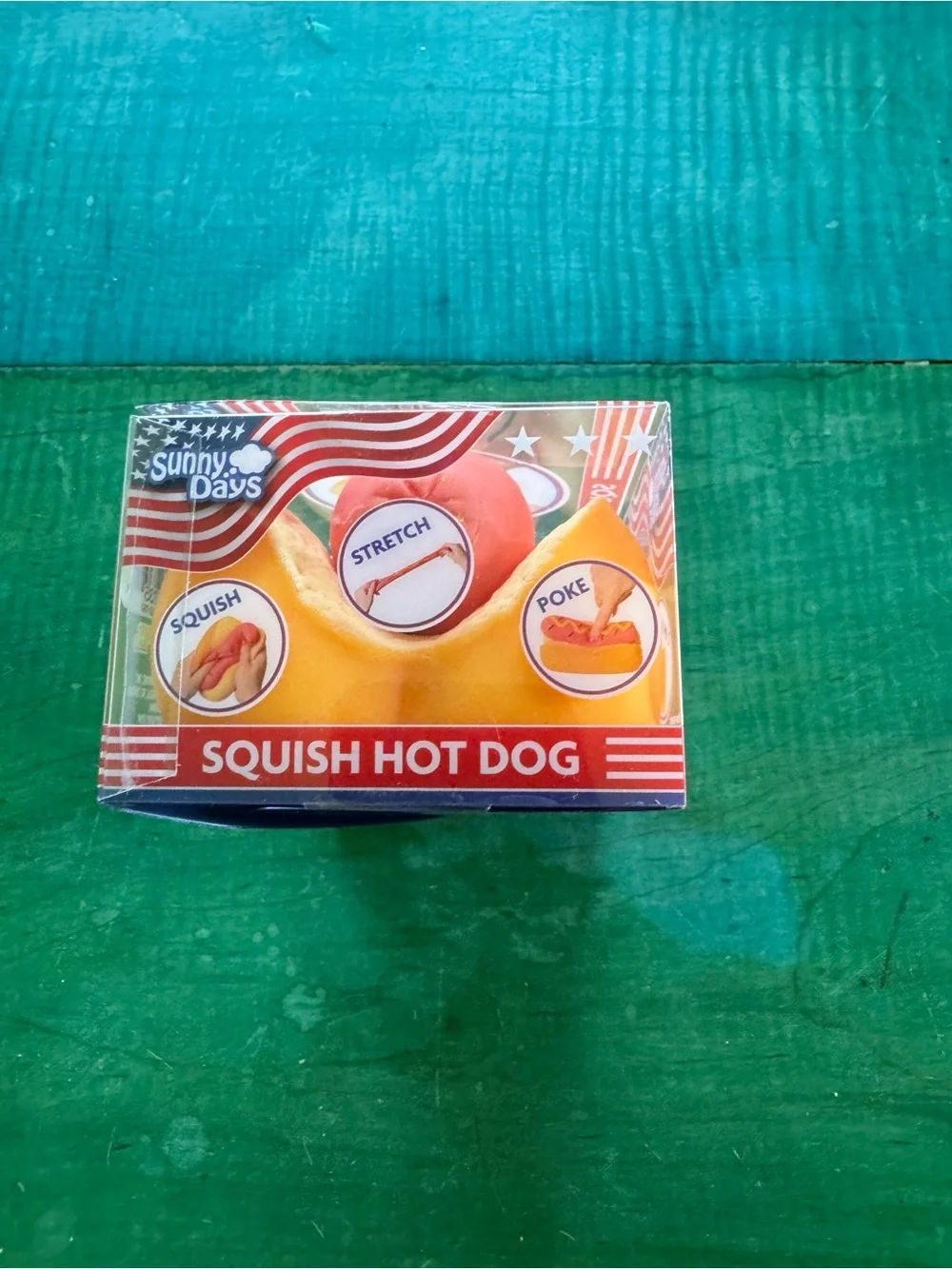 Squish Hot Dog Kids Learning Toy - Pink & Yellow